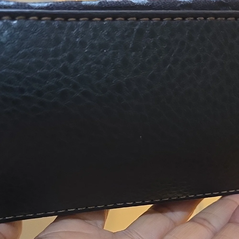 Etienne Aigner Signature Black shoulder Purse Bag Tote